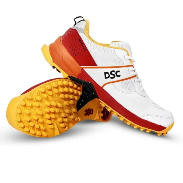D Sports Jaffa Neo Cricket Shoe - Red Yellow