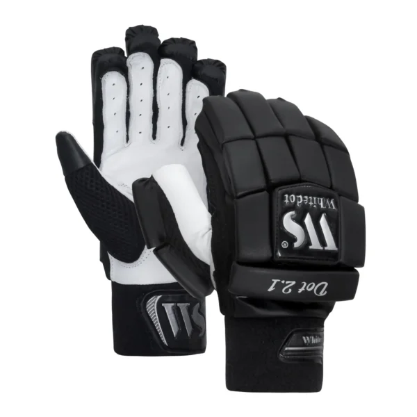 D Sports Whitedot Aegis Cricket Batting Gloves - Black