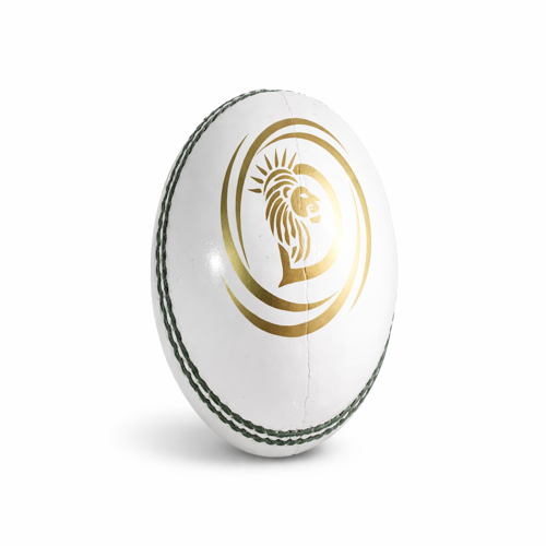 D Sports White Leather Cricket Ball